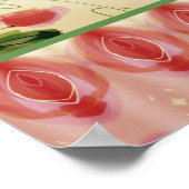 Prachtige gebarenteerde ontwerper poster (Hoek)