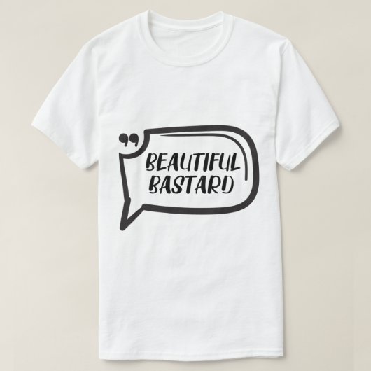 Prachtige gebastard Classic T-shirt (Design voorkant)