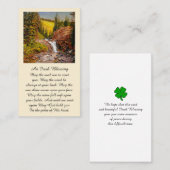 Prachtige Gebedsmonument Zegening Begrafenis Kaart Visitekaartje (Voorkant / Achterkant)