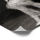 , prachtige, gedecormeerde danserafdruk poster (Hoek)