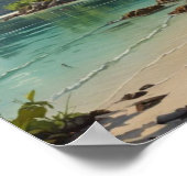 Prachtige geheime duikplek poster (Hoek)