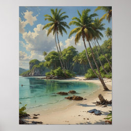 Prachtige geheime duikplek poster