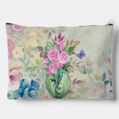 Prachtige  geïnspireerde bloemige cosmetische etui (Achterkant)