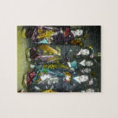 Prachtige  Geisha Japan Magic Lantern Slide Legpuzzel (Horizontaal)