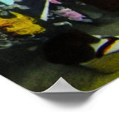 Prachtige  Geisha Japan Magic Lantern Slide Poster (Hoek)