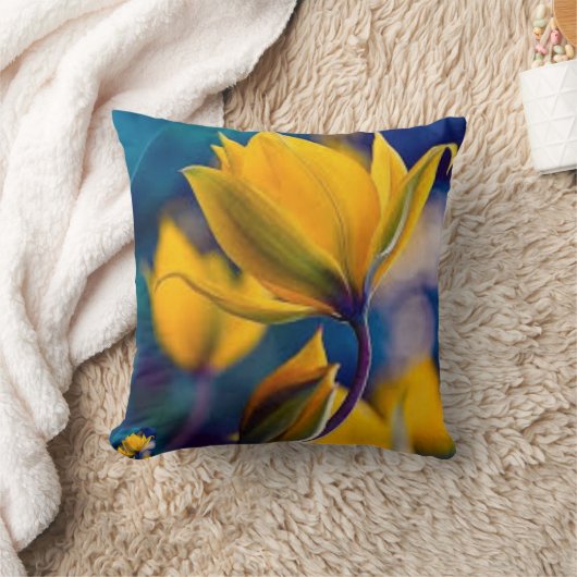 Prachtige gele bloem🟡 kussen (Deken)