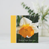 prachtige gele en goudhoudende bloem, geheel kaart (Staand voorkant)