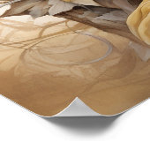 Prachtige gele fantasie fee poster (Hoek)