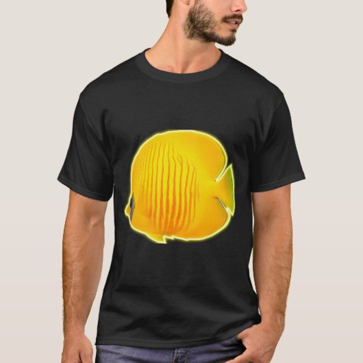 Prachtige gele oceaanvis t-shirt (Voorkant)