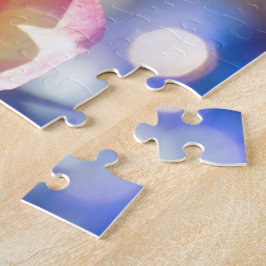 Prachtige gele roos bloem. Bloemfotografie. Legpuzzel