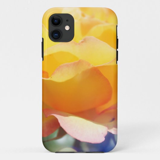 Prachtige gele rozenbloem. Florale fotografie Case-Mate iPhone Case (Achterkant)
