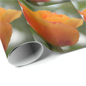 Prachtige gele rozenbloem fotografie. cadeaupapier (Rol Hoek)