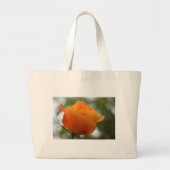Prachtige gele rozenbloem fotografie. grote tote bag (Voorkant)