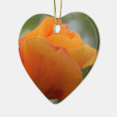 Prachtige gele rozenbloem fotografie. keramisch ornament (Links)