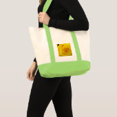 prachtige gele rozenbloem tote bag (Voorkant (product))