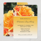 Prachtige gele rozenbloem Valentijnsdag Kaart (Voorkant / Achterkant)