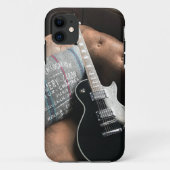 Prachtige geluiddempende gitaar Case-Mate iPhone case (Achterkant)