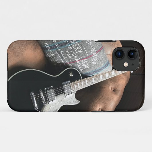 Prachtige geluiddempende gitaar Case-Mate iPhone case (Achterkant (horizontaal))