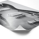 Prachtige geluiddempende gitaar foto afdruk (Hoek)