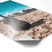 Prachtige geluiddempende gitaar foto afdruk (Hoek)