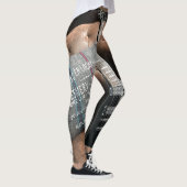 Prachtige geluiddempende gitaar leggings (Rechts)
