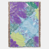 Prachtige gemengde media Abstract Deken (Voorkant Verticaal)