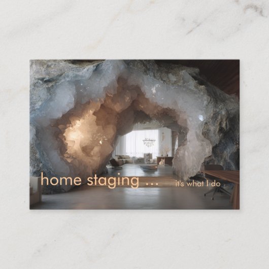 Prachtige Geode Home Staging Visitekaartje (Voorkant)