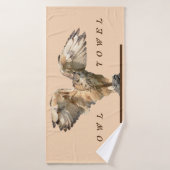 Prachtige Geometric Owl Bath Towel Badhanddoek (Badhanddoek)