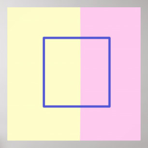 Prachtige geometrische kunst poster
