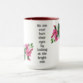 Prachtige Gepersonaliseerd bloemen magie Mok (Midden)