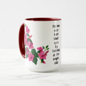 Prachtige Gepersonaliseerd bloemen magie Mok (Voorkant links)