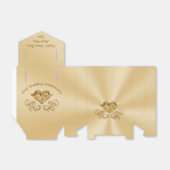 Prachtige gepersonaliseerde 60e Jubileum gunstboxe Bedankdoosjes (Uitgevouwen)