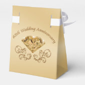 Prachtige gepersonaliseerde 60e Jubileum gunstboxe Bedankdoosjes (Achterkant)