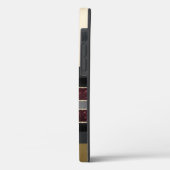 Prachtige gepersonaliseerde gouden / zwarte iPhone Case-Mate iPhone Case (Achterkant / Links)