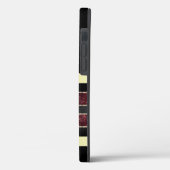 Prachtige gepersonaliseerde gouden / zwarte iPhone Case-Mate iPhone Case (Achterkant / Links)