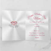 Prachtige gepersonaliseerde Moederdag Kaarten, GRO Kaart (Binnen)