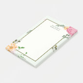 Prachtige , gepersonaliseerde receptionist post-it® notes (Schuin)