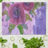 Prachtige gepersonaliseerde theedoek (Gevouwen)