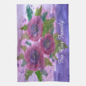 Prachtige gepersonaliseerde theedoek (Verticaal)