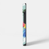 Prachtige geschilderde bloemen iPhone hoesje (Linkerkant)