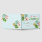 Prachtige geslaagde bruiloft gastenboek (Volledig)