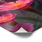 Prachtige gevederde sprookjeskunst perfect poster (Hoek)