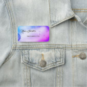 Prachtige Geweldige Elegant Paars Dandelion Naamplaatje (In situ)