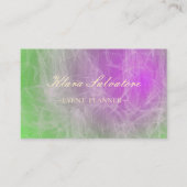 Prachtige, geweldige, groene en Paarse wonderen Visitekaartje (Voorkant)
