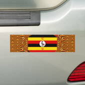 Prachtige geweldige Hakuna Matata Lovely Uganda Co Bumpersticker (Op auto)