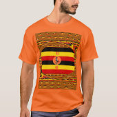 Prachtige geweldige Hakuna Matata Lovely Uganda Co T-shirt (Voorkant)