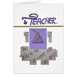 Prachtige geweldige leraar