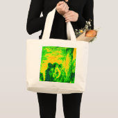 Prachtige, geweldige Lion Simba past product aan Grote Tote Bag (Voorkant (product))
