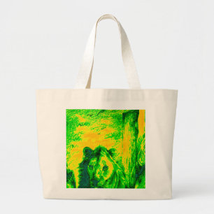 Prachtige, geweldige Lion Simba past product aan Grote Tote Bag