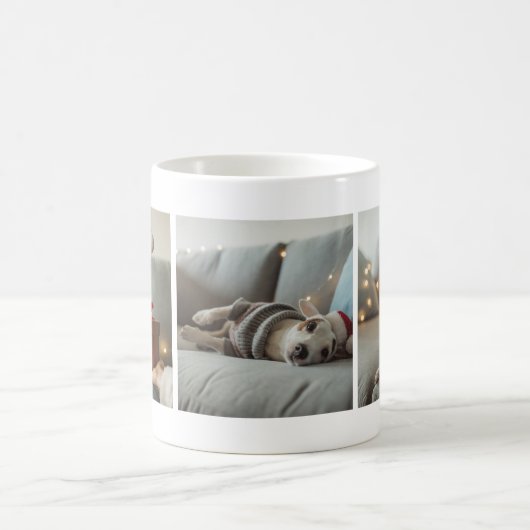 Prachtige Geweldige Mok voor kerstfotocollage (Center)